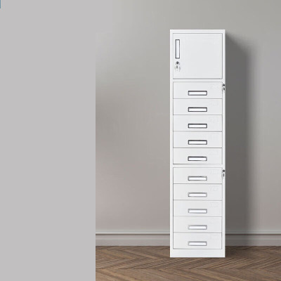 域赢文件柜钢制铁皮柜多斗办公资料档案柜抽屉柜票据柜单门十斗