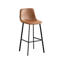 吧椅前台椅450*400*750mm[材质:优质皮革+碳素钢架]