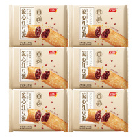 千味央厨红豆派金黄酥皮焦脆口感软糯香甜薄厚均匀330g*6袋(包装随机)