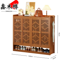 鑫木樽鞋柜4门95cm个