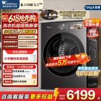 小天鹅(LittleSwan)小乌梅5.0高奢版 双转子热泵烘干机家用烘衣服 12KG大容量 变频 TH12K60