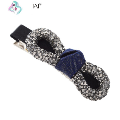 鸭发夹发饰少女边夹简约发卡刘海夹子卡子一字夹顶夹短发头饰你那么美B2076简约对夹--紫罗兰