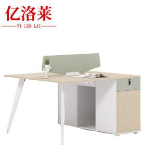 亿洛莱 办公桌双人位 1400*1200*750mm 张