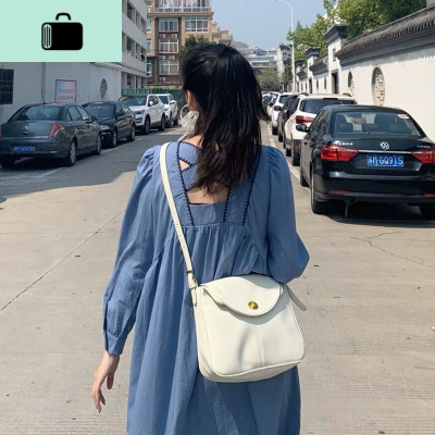 西西自制包包女2020新款韩国ins春夏百搭单肩斜跨大容量中古包潮NEW LAKE女斜挎包