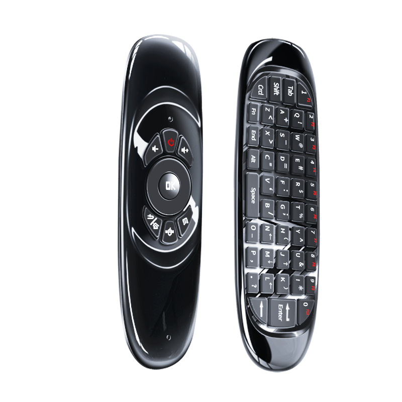 迷你空中键鼠飞鼠遥控器迷你无线键盘鼠标套装二合一体小尺寸体感电脑无线2.4G鼠标键盘