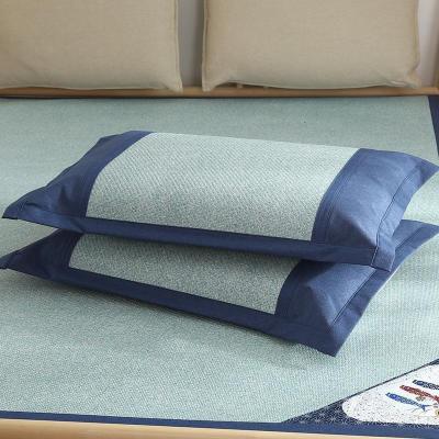 家柏饰(CORATED)夏季藤席冰丝凉席三件套1.8m床夏天双面双人1.5米可折叠席子1.2