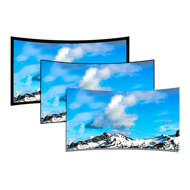 经科JK弧形画框幕中边框H3-LLR/CW2长焦抗光幕100寸2.35:1投影幕1.0倍增益