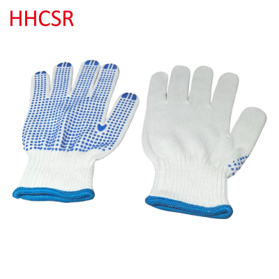 防滑棉线点胶手套