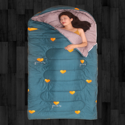  魅扣睡袋大人户外露营成人单人室内冬季加厚羽绒棉便携办公室午休