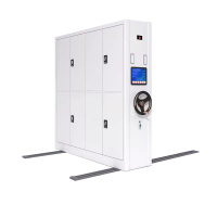 铭威盾密集柜档案室电动智能密集架移动档案柜凭证资料柜手摇文件柜一列2组每立方(智能)