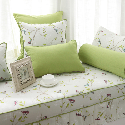 家柏饰(CORATED)定做海绵飘窗垫异形不规则窗台榻榻米坐垫田园小清新阳台卡座垫子