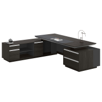 初嘉(CJ)BTZ-13办公桌老板桌总裁桌简约现代主管桌大班台办公室家具2.8米