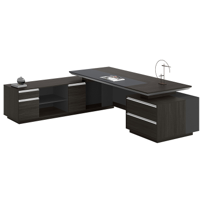 初嘉(CJ)BTZ-13办公桌老板桌总裁桌简约现代主管桌大班台办公室家具2.8米