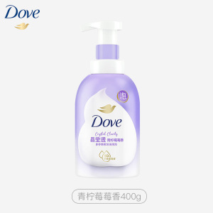 Dove/多芬樱花白桃云朵奶香沐浴泡泡沐浴露保湿补水滋润留香 [滋润]青柠莓莓香400ml