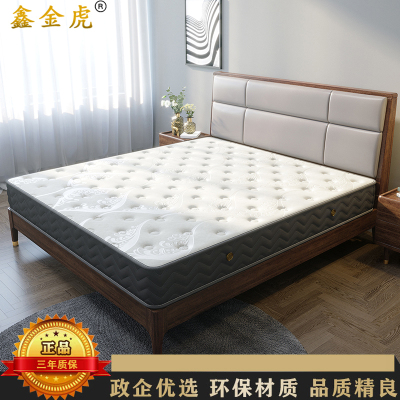 鑫金虎 床垫天丝面料+3E环保棕板+独立弹簧 200*120*20cm