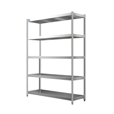 201不锈钢五层落地层架1500*500*1800mm钢板厚1.2mm