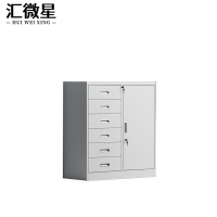 汇微星六斗矮柜750*390*830mm台