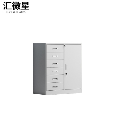 汇微星六斗矮柜750*390*830mm台