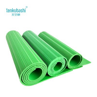 天空桥 绝缘橡胶垫 绿色条纹10mm*1m*5m 卷