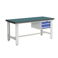 振奥 重型钳工工作台防静电桌工厂维修台车间流水线多功能工具台 /台(1800x750x800mm 1.8米吊二抽)