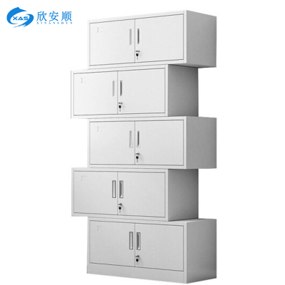 欣安顺 钢制五节档案柜(颜色可选) 900*400*(2000-2050)mm 台