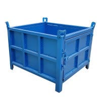 瑾如云海 物料箱 铁屑箱 金属周转箱 (尺寸可定制) 个