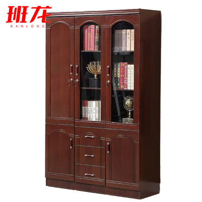 班龙办公文件柜三门挂衣款台