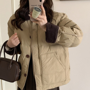 2025年新款女冬短款韩版宽松棉衣加厚小香风棉服潮流棉袄时尚外套