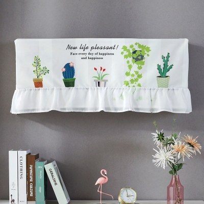 开机不取防尘挂机罩长方形1.5匹2P空调套盖巾 植物之家(送可拆卸内胆包) 1-1.5p(宽85-90cm以内)开机免取