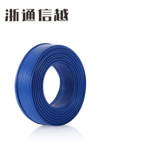 浙通信越 电线 国标塑铜线 单芯股 BV 4 /米 多色 100米/盘