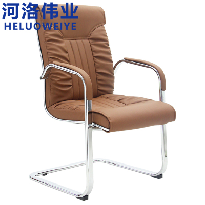 河洛伟业靠背椅棕色把