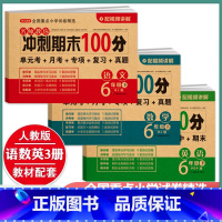 3册[语文+数学+英语]六年级下册期末试卷 小学升初中 [正版]2024年小升初模拟试卷真题卷必刷题人教版语文数学英语小