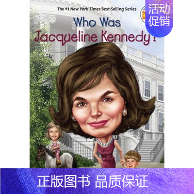 总统夫人:杰奎琳·肯尼迪 [正版]whowas系列Who Was 系列人物传记英文原版桥梁书 who is/what i