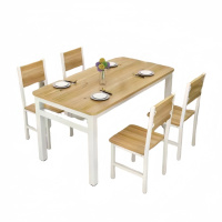 攸形早餐桌100*60*75cm+4椅套