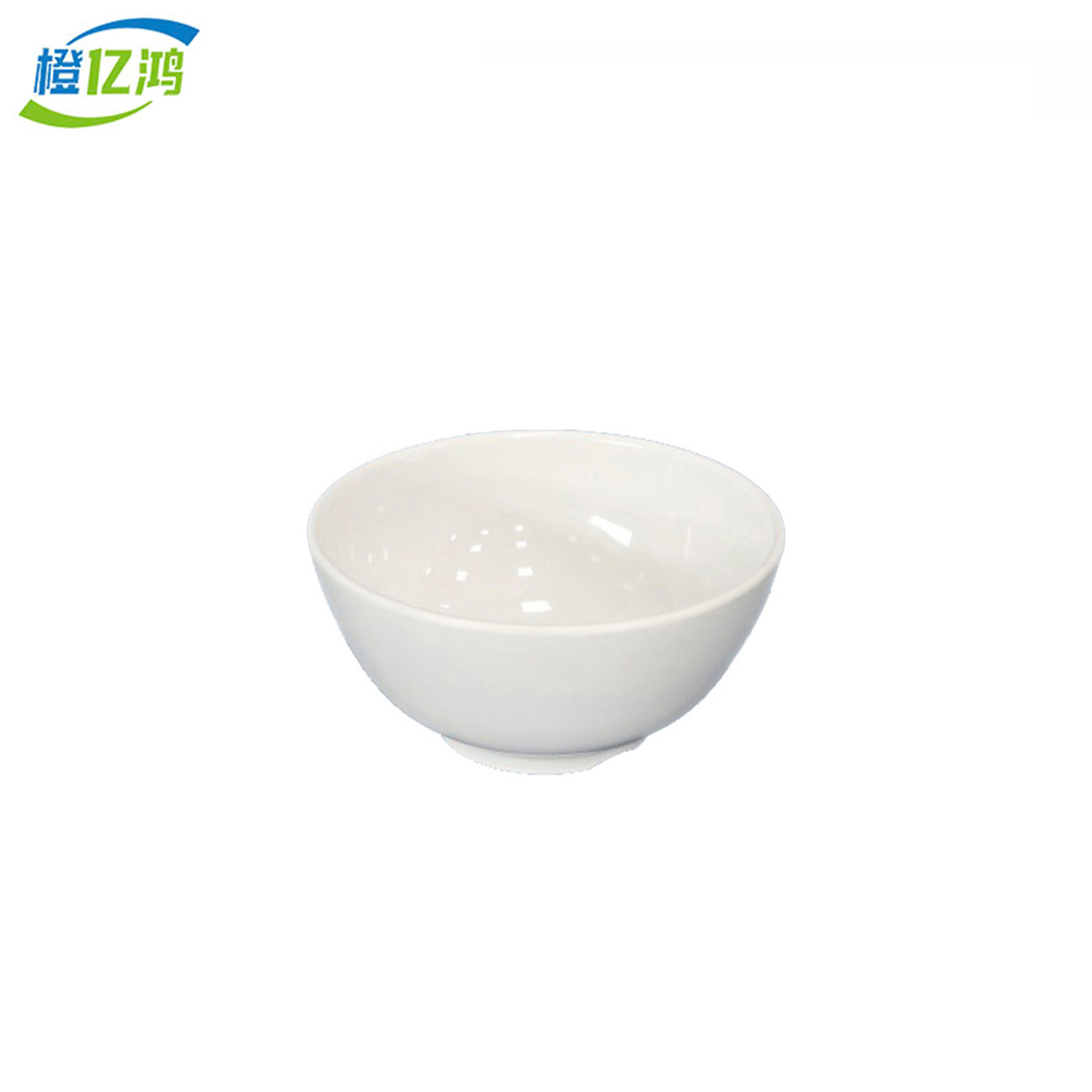 橙亿鸿 密胺直口饭碗 5英寸直径12.7cm 个