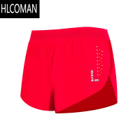 HLCOMAN竞速马拉松运动短裤男田径训练比赛三分速干内衬宽松跑步女