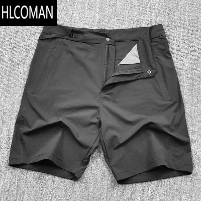 HLCOMAN 茑GM轻量快干透气防水弹力 夏男士户外机能短裤薄休闲裤