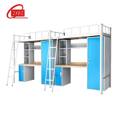 DXBG厂家直销宿舍公寓床多功能组合床两人位连体公寓床多功能组合床