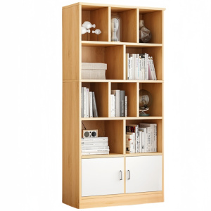 攸形书柜两门80*30*180cm台