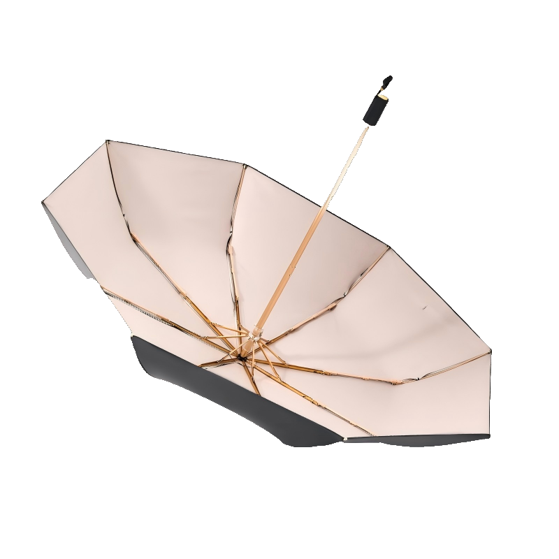 蒙虎荣威 太阳伞防晒防紫外线遮阳伞小巧便携雨伞女晴雨两用折叠黑胶伞 把