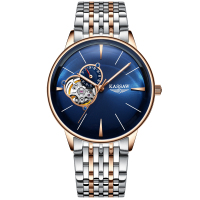 卡梭(KASSAW)手表男时尚自动机械表镂空曲面防水男表商务休闲男手表K873G