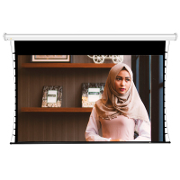 JK经科HB-300s 133寸16:10电动拉绳金属幕高清投影机投影仪幕布