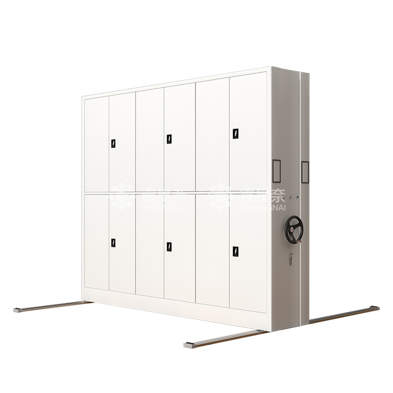 鑫星奈 电动密集架移动档案柜钢制轨道密集柜 一列3组