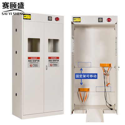 赛颐盛气瓶柜双瓶一代报警台