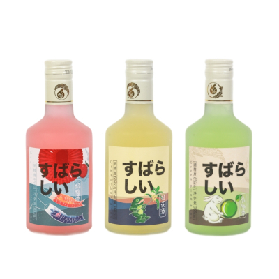 三口味多瓶 態本態青梅酒杨梅酒桂花酒江南果酒