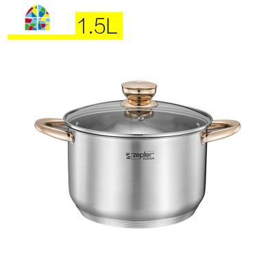 304不锈钢锅汤锅加厚家用煮锅小汤锅煲汤锅电磁炉大容量蒸锅 FENGHOU ZK16CM单柄+蒸格适合1个人使用