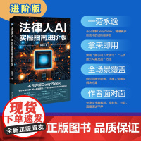 2025新书 法律人AI实操指南 进阶版 张延来 著 中国法治出版社 场景化工具 方法论 提示词技巧 法律文书生成 证