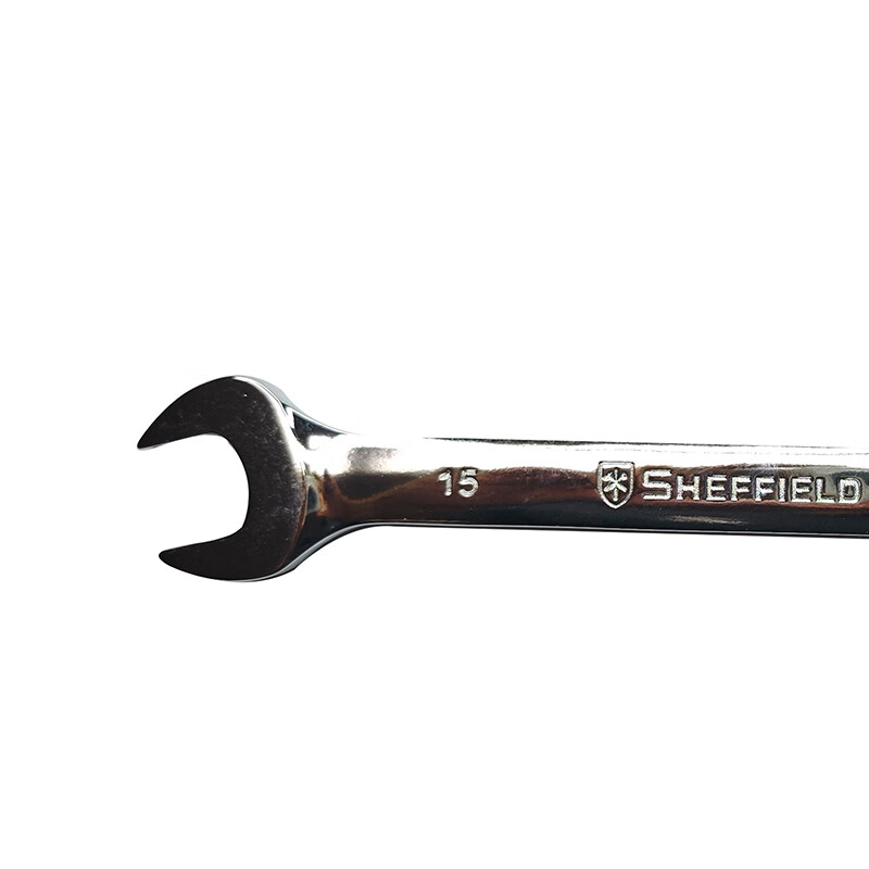 钢盾(SHEFFIELD) S018113 公制精抛光双开口扳手13×15mm[家用]