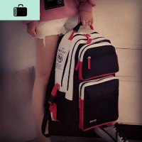 书包韩版原宿ulzzang女大学生高中学生初中生ins风百搭超火双肩包NEW LAKE