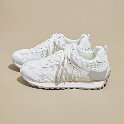 内增高韩版新款老爹鞋女夏季休闲网面透气增高